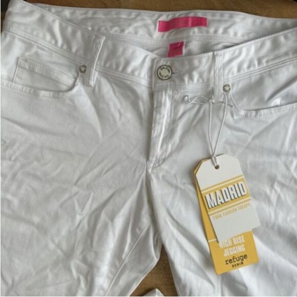 New Lilly Pulitzer White High Rise Jegging Jeans Skinny Size 8 Preppy Stretchy - Picture 3 of 10